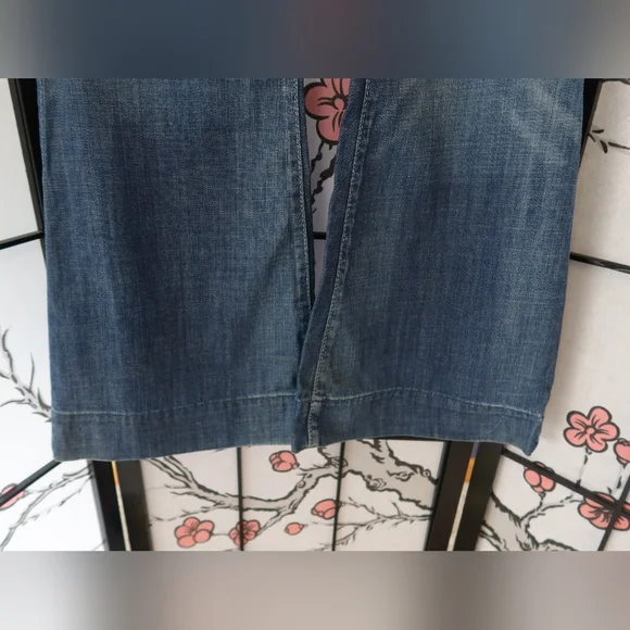 American Eagle Outfitters Boot Cut Jeans - Medium Blue Size 6 Short AE77 - Picture 7 of 14